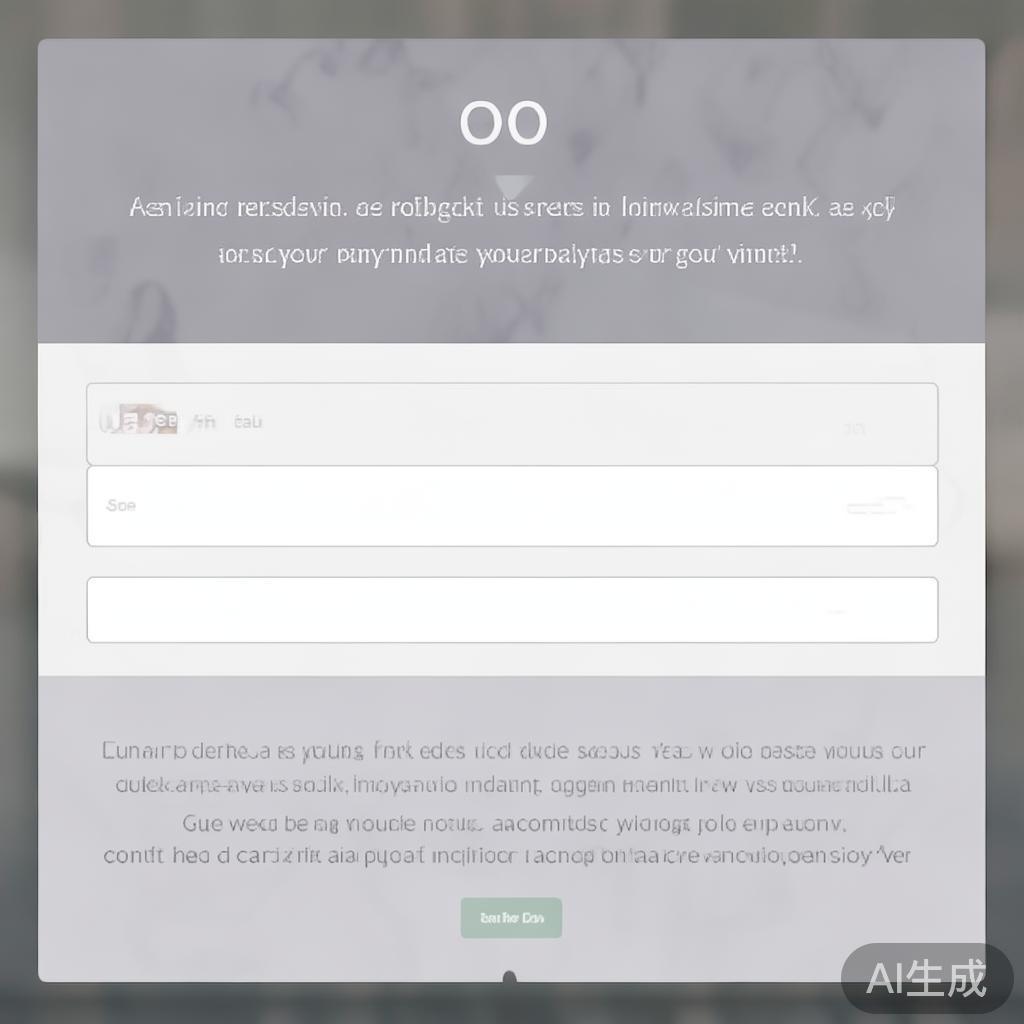 进入网站后，用户会看到登录界面。请确保输入的账号信